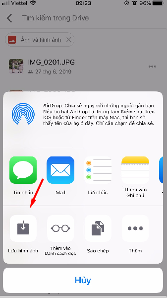 Cách tải ảnh từ google drive về điện thoại