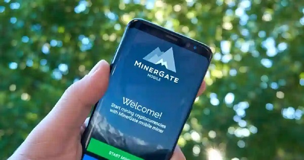 App đào Bitcoin trên điện thoại