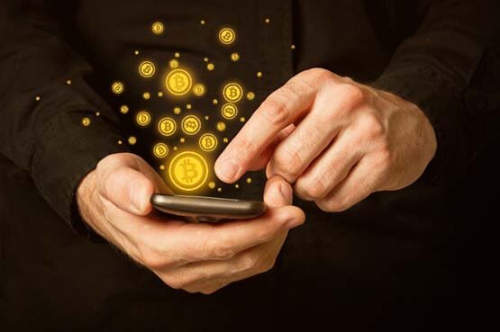 App đào Bitcoin trên điện thoại