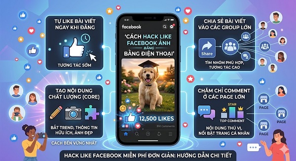 Cách hack like facebook ảnh tăng like cực nhanh
