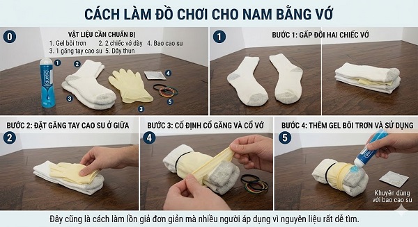 cách làm âm đạo giả tại nhà