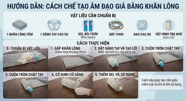 cách làm âm đạo giả tại nhà