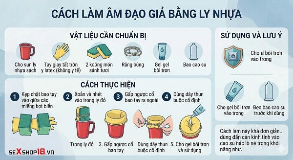 cách làm âm đạo giả tại nhà