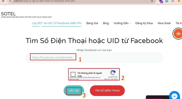 Công cụ lấy ID FB