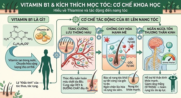 Gội đầu bằng B1