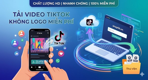 Tải video TikTok không logo miễn phí bằng SnapTik