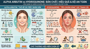 Alpha Arbutin và Hydroquinone
